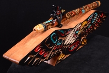 Ironwood (desert) Native American Flute, Minor, Mid A-4, #F44K (6)